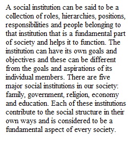 Social Structure Essay - Rough Draft